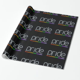 Papper radbyte för gay pride presentpapper