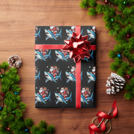 Papper radbyte för haj presentpapper