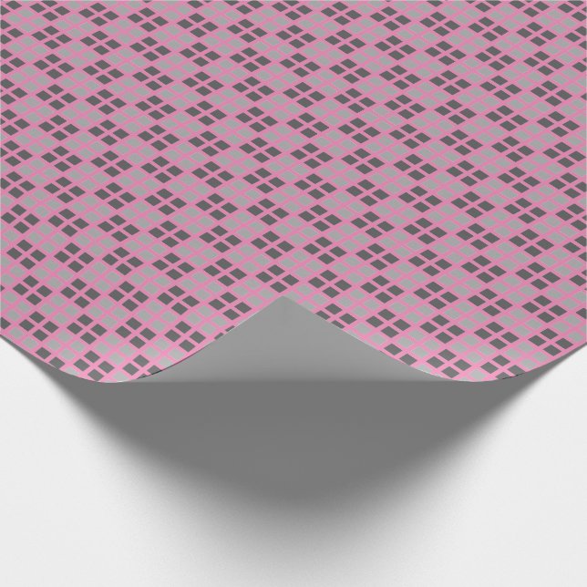 Papper radbyte för Rosa med mikrokontroll Presentpapper (Hörn)