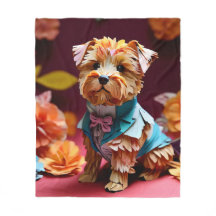 Papper Rococo Norfolk Terrier Pastel Färg