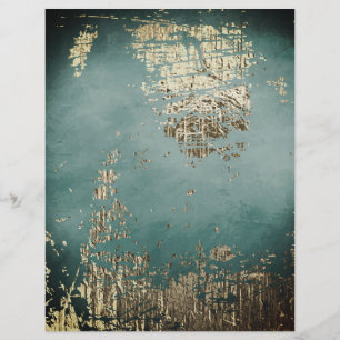 Papper rökfri, blå, metallisk skrapbok