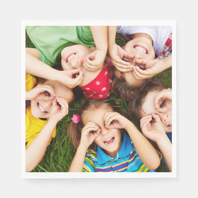 Papper Roligt för barn, sommartid Pappersservett (Framsidan)