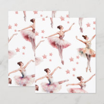 Papper Rosa Ballerina Dance Scrapbook