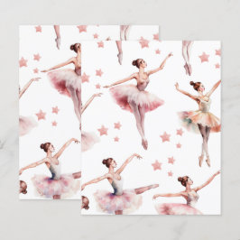 Papper Rosa Ballerina Dance Scrapbook