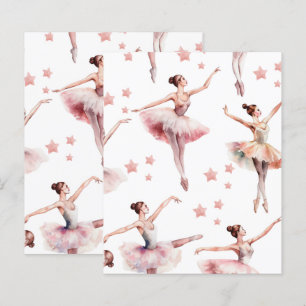 Papper Rosa Ballerina Dance Scrapbook