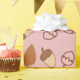 Papper Rosa för  avsvällning utan kugghjul hösten Presentpapper