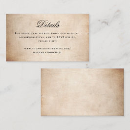 Papper Rustic Parchment för enkel kalligrafi Tilläggskort