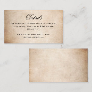 Papper Rustic Parchment för enkel kalligrafi Tilläggskort