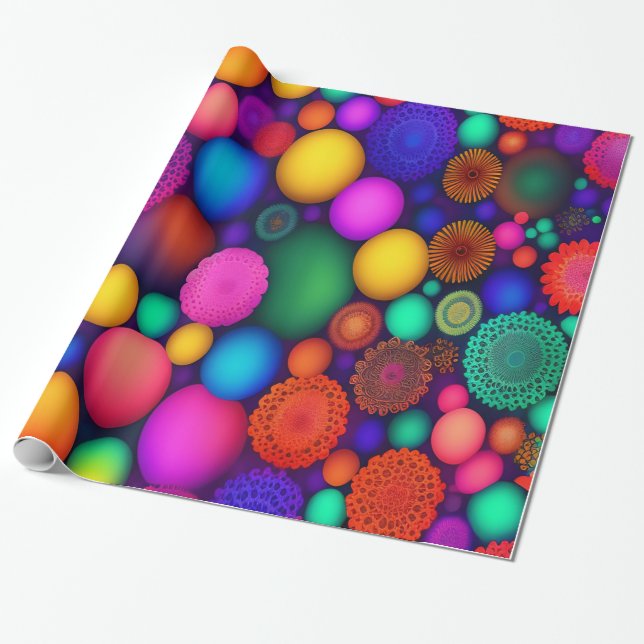 🎁 Papper samling för festlig ompackning! 🎄 Presentpapper (Utrullad)