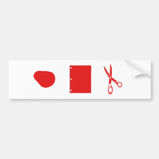 papper sax för sten bildekal