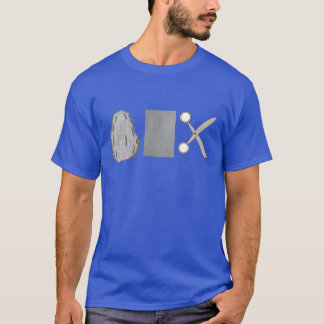 Papper sax för sten tee shirt