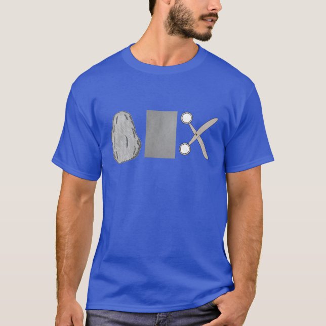 Papper sax för sten tee shirt (Framsida)