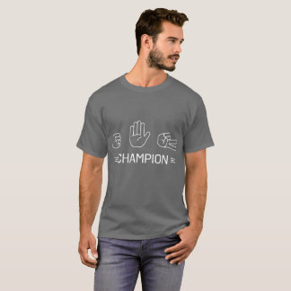 Papper saxmästare för sten t-shirt