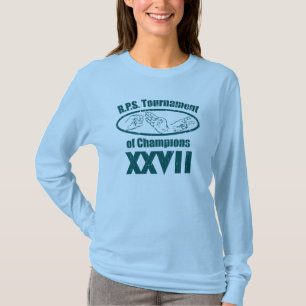 Papper saxturnering för sten av mästare t shirt