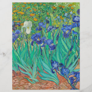 PAPPER SCRAPBOOK: VAN GOGH: IRISES: 1889