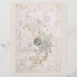 PAPPER SKRIPBOK: WILLIAM MORRIS: VILD TULIP
