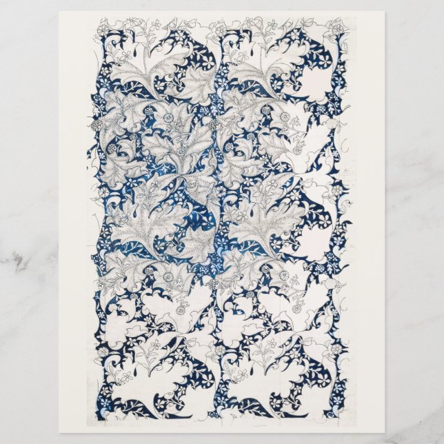 PAPPER SKRIPBOK: WILLIAM MORRIS: WALLFLOWER (Framsida)