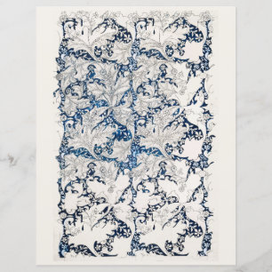 PAPPER SKRIPBOK: WILLIAM MORRIS: WALLFLOWER