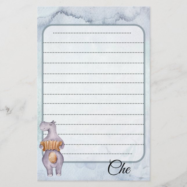 Papper skrivstation för Vintage (Framsida)