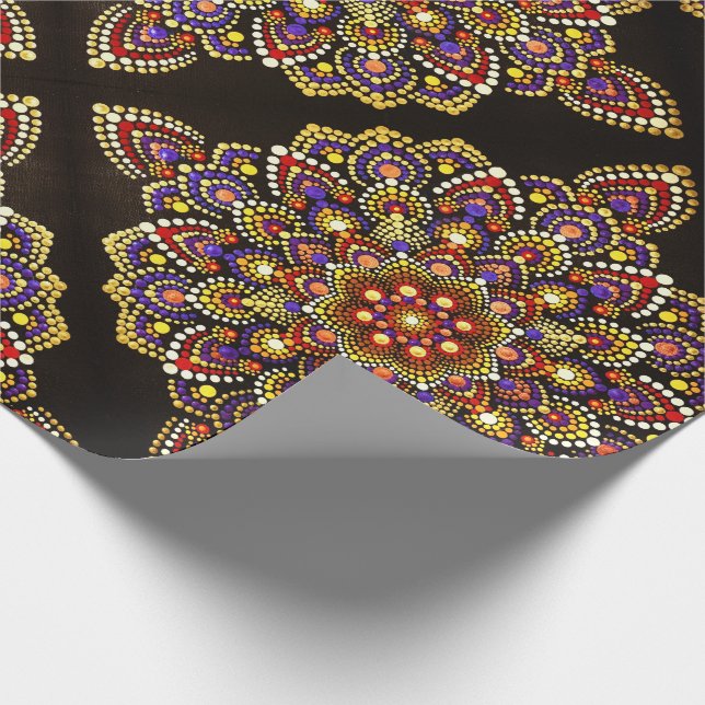 Papper skugga för Dusk Wrapping Presentpapper (Hörn)