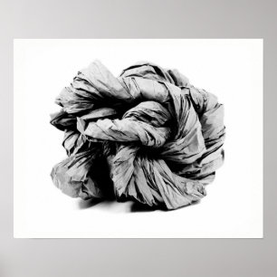 Papper skulptur poster