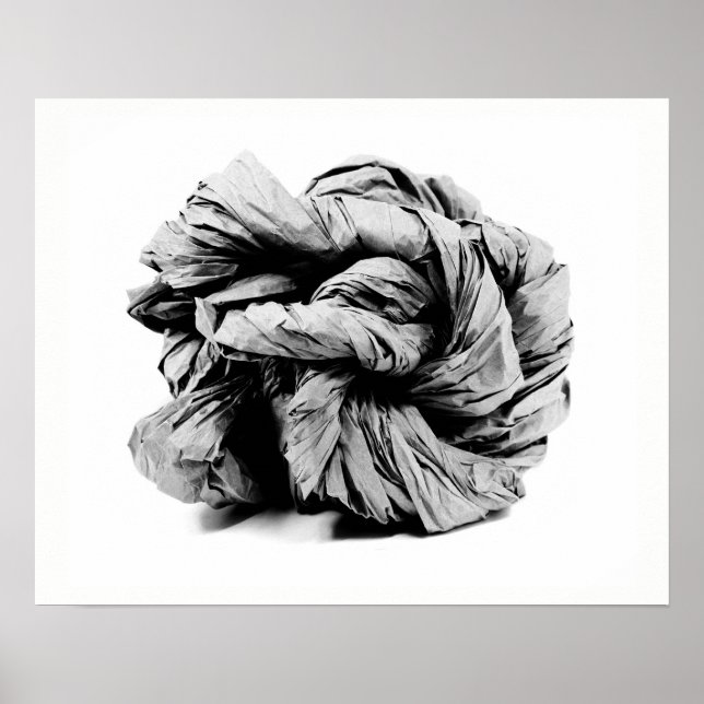 Papper skulptur poster (Framsidan)