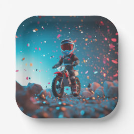 Papper skylt för motorcykel | Boys Födelsedagsfest