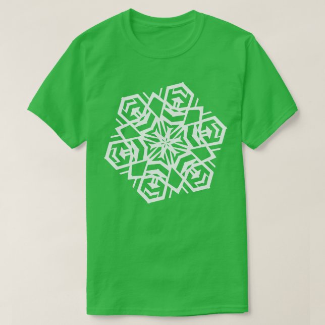 Papper snöflingdesign nr 1 t shirt (Design framsida)