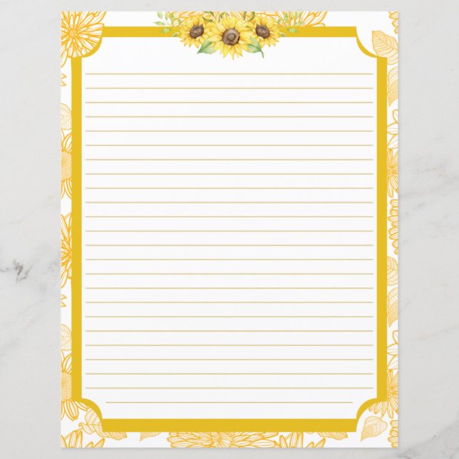 Papper solrosskikt (Framsida)