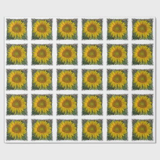Papper solrosskrapning presentpapper