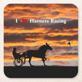 Papper standarrastrotting Racehorse Underlägg