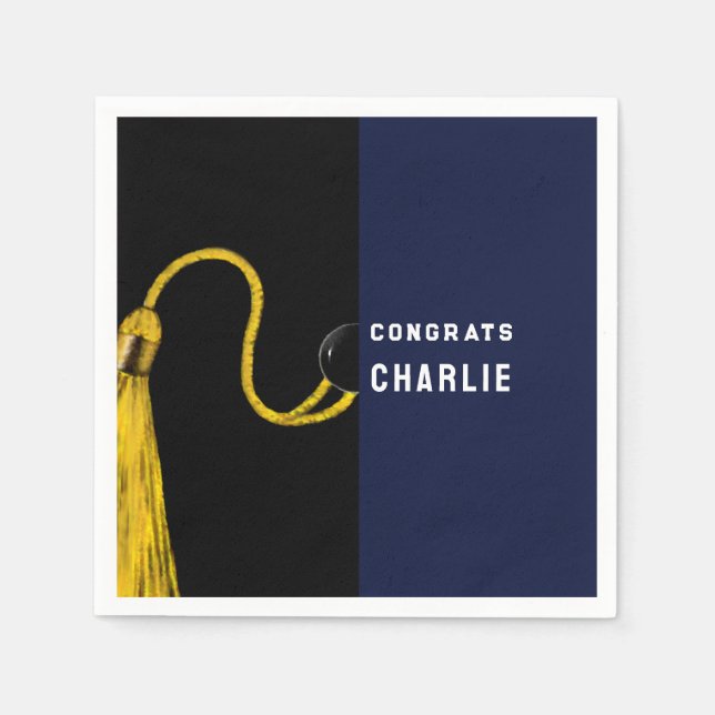 Papper Studentfest för kreativ Pappersservett (Framsidan)