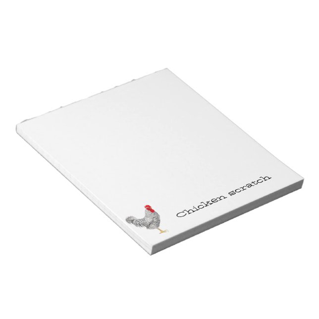 Papper styrplatta för kyckling anteckningsblock (Vinklad)