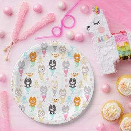 Papper Tallrikar Nautisk Födelsedagsfest.