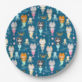 Papper Tallrikar Nautisk Födelsedagsfest.