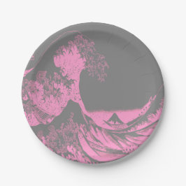 Papper Tallrikar- Rosa och Grått av Underbar våglä
