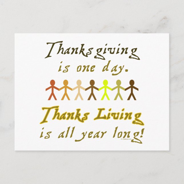Papper thanksgiving Cutouts Cute Saming Vykort (Framsida)