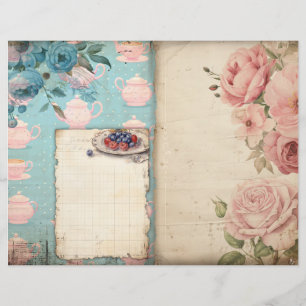 Papper tid för Tea Junk Journal