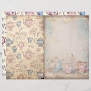 Papper tid för Tea Junk Journal