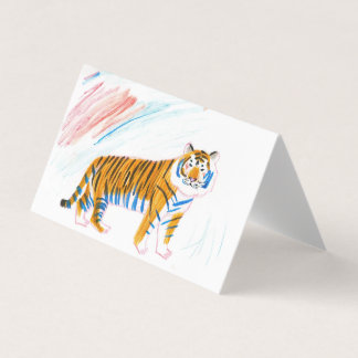 Papper tiger kort