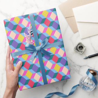 Papper till jul. Kontrollerad mönster. Presentpapper