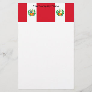 Papper till Perus Flagga