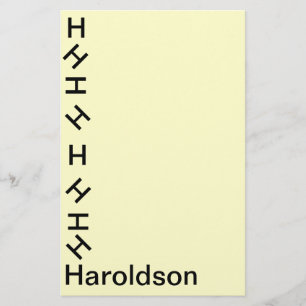 Papper - Tumbling Monogram (efternamn)