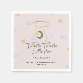 Papper Twinkle Twinkle Little Star Baby Shower Pappersservett