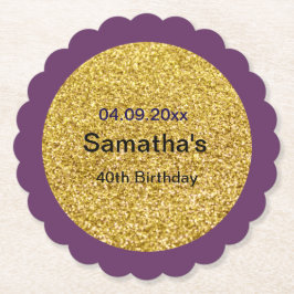 Papper Underlägg 40-årsdag