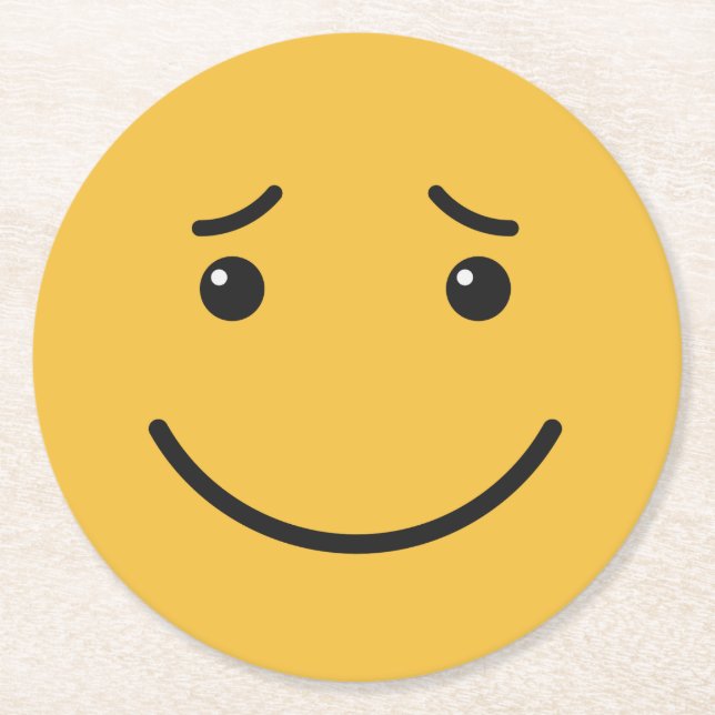 Papper underlägg 6/9 rund (Framsidan)