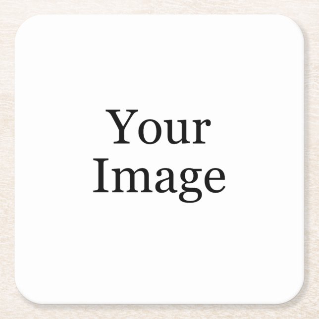 Papper Underlägg av anpassningsbarnas fotokvadrat Kvadrat (Framsidan)