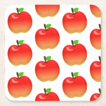Papper Underlägg av äpple mönster för Party Firand