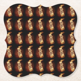 Papper Underlägg av Domino-effekt