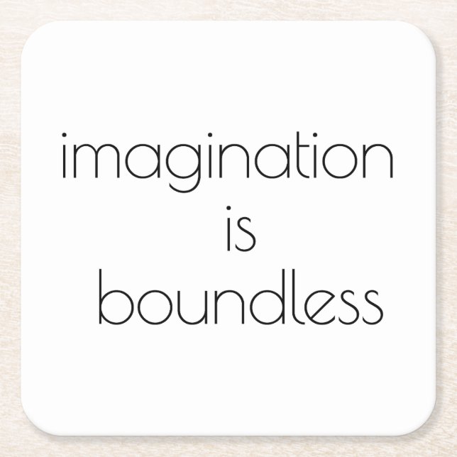 Papper Underlägg av fantasi Kvadrat (Framsidan)